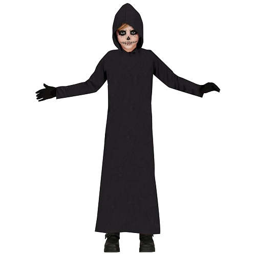 Dětská černá tunika - plášť - Halloween - vel. 7-9 let