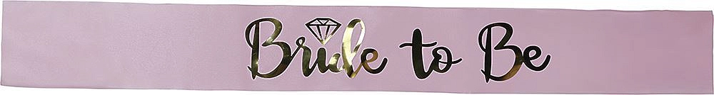 Šerpa Bride to be - Budoucí nevěsta - růžová - Rozlučka se svobodou - 75 cm