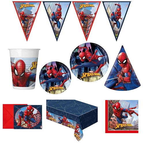 Dětská narozeninová sada Spiderman - 10 osob