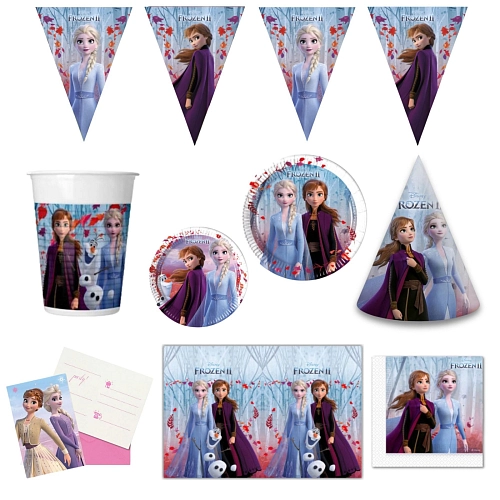 Dětská narozeninová sada Ledové království - Frozen - 10 osob