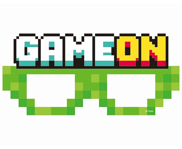 Párty papirové brýle Minecraft - 6 ks