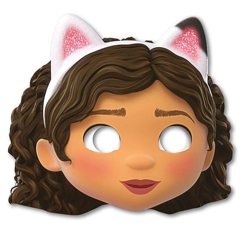 Papírová maska Gábinin kouzelný domek - Gabby's Dollhouse - 6ks