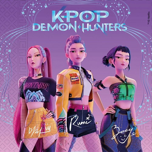 Papírové ubrousky K-POP DEMON HUNTERS - 33 x 33 cm - 20 Ks