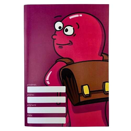 MEGASLIZOUN - sešit červený