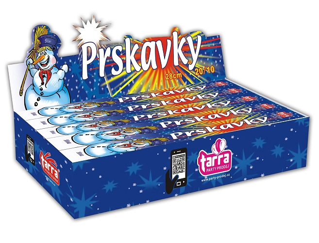 PRSKAVKY 28 CM  - SVATBA - PYROTECHNIKA  - 200 ks - 10/20/10