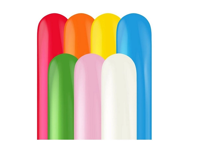 MODELOVACÍ balónky 260 TUFTEX  - mix - 50 ks