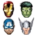 Maska AVENGERS - 6 ks