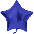 Balón foliový hvězda - námořnická modrá - 48 cm
