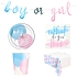 Gender reveal - Boy or girl párty sada - 16 osob