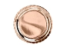 Papírové talíře - růžovo zlaté - rose gold - 23cm - 6 ks
