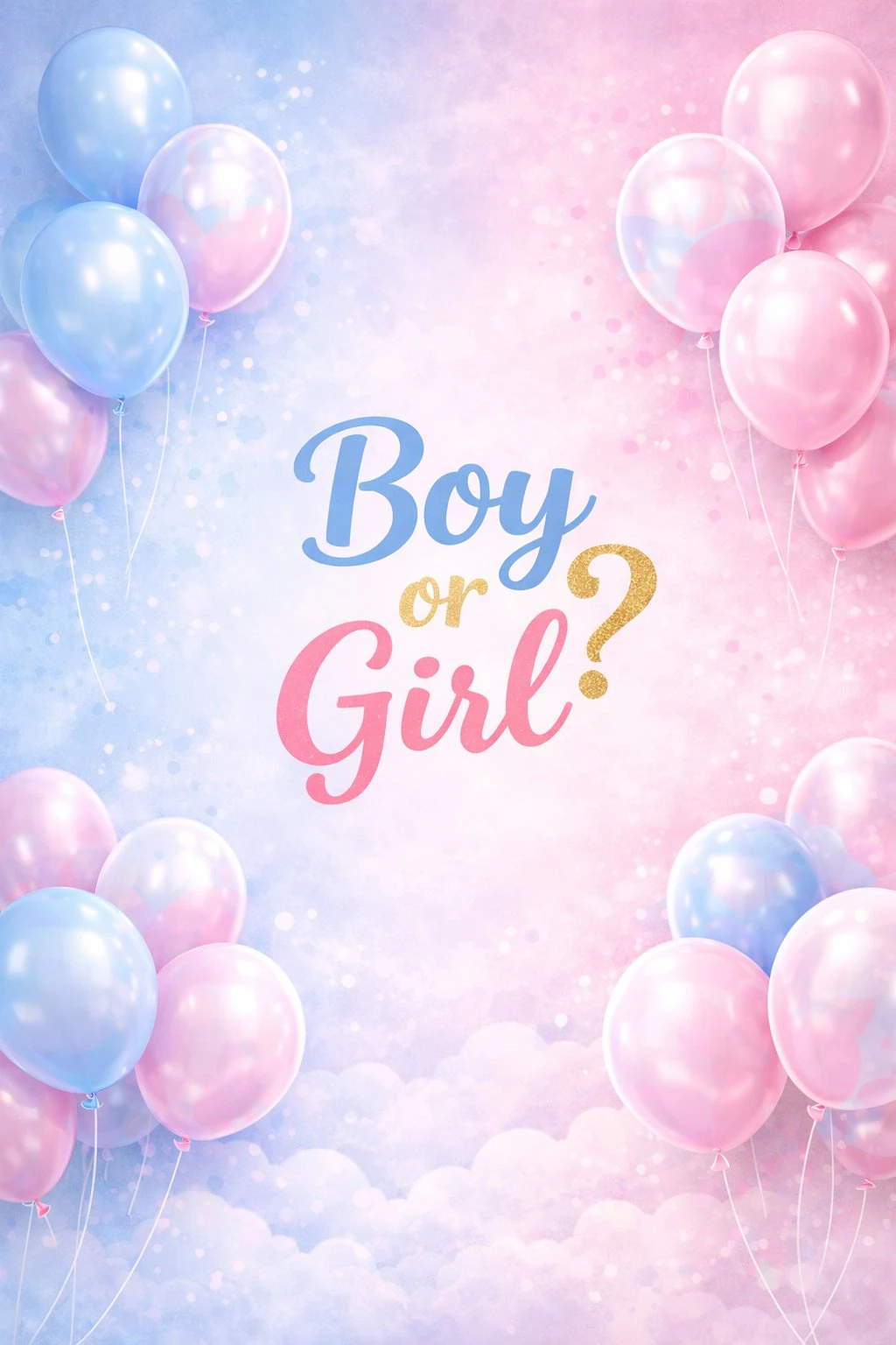 Gender reveal párty